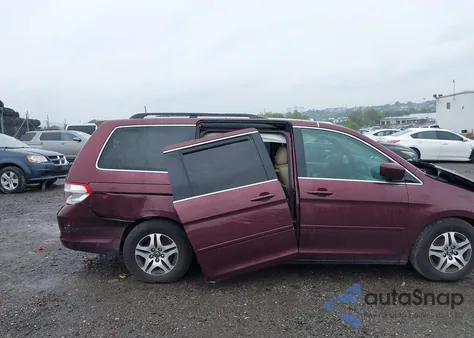 2007 Honda Odyssey Ex-L z USA, uszkodzony, nr VIN 5FNRL38707B453788